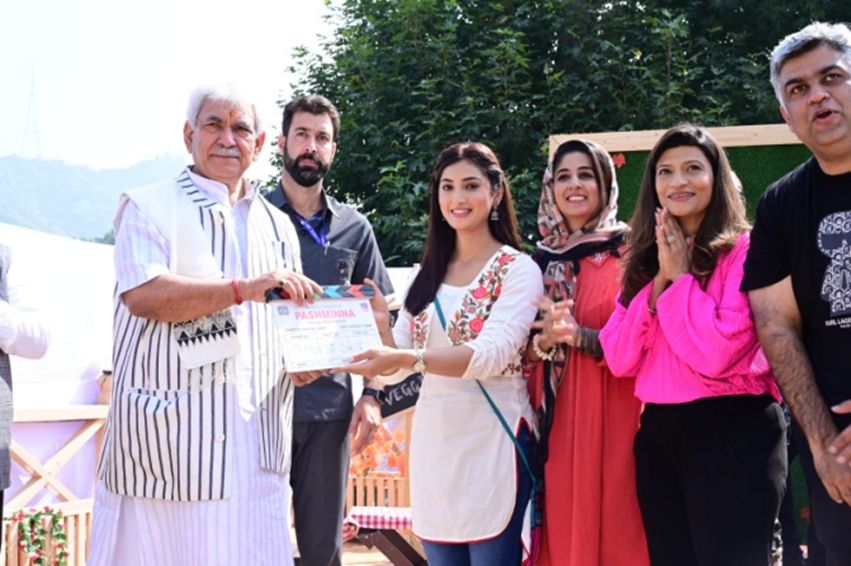 LG inaugurates first day shoot of upcoming TV show ‘Pashmina’ in Srinagar