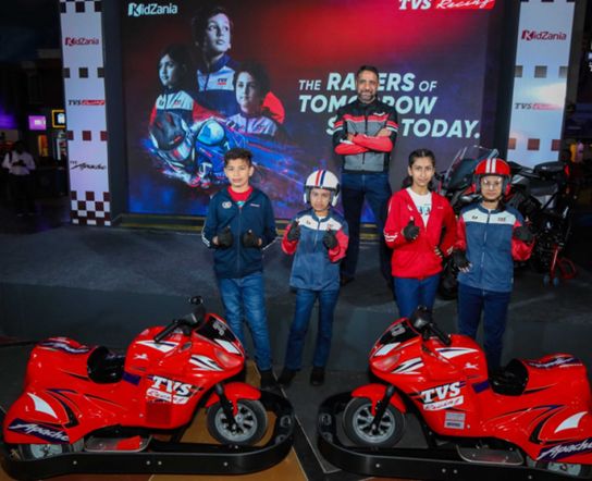 TVS Racing launches its experience centre at KidZania Delhi NCR