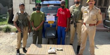 Police solves theft case in Budgam; Two arrested, stolen property recovered