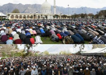 Thousands throng mosques, shrines for Jumatul Vida Congregational prayers across Kashmir