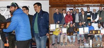 Tourism Deptt felicitates Tourism Icons