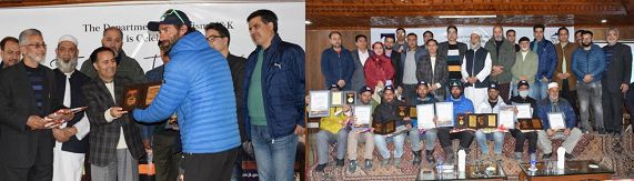 Tourism Deptt felicitates Tourism Icons