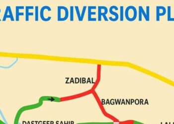 Traffic diversion plan issued for Muharram processions in Srinagar