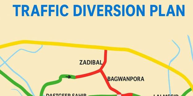 Traffic diversion plan issued for Muharram processions in Srinagar