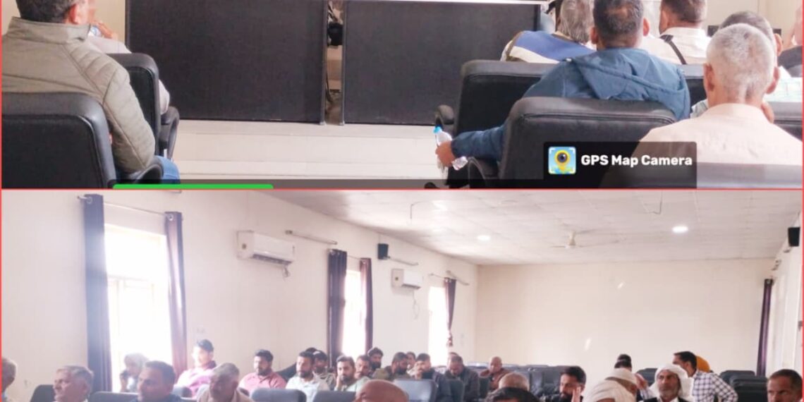 Training Programme on Fruit Tree Management under JKCIP concluded at Udheywalla