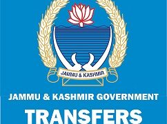 Transfers ordered in J&K Civil Admin