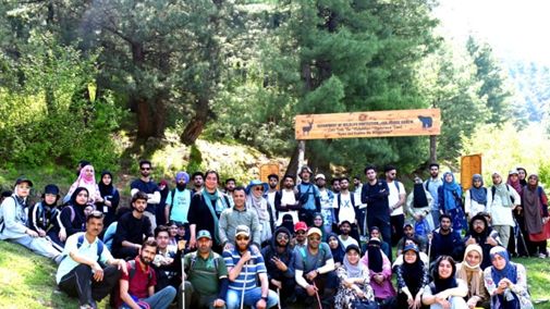 Alpine Club IUST organises One-Day Trekking Prog at Wastoorwan Hills