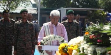 LG Sinha Pays Homage to Martyred Army Officer