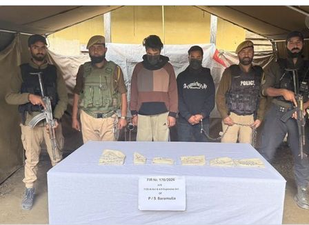 Two Arrested with Explosives in Baramulla