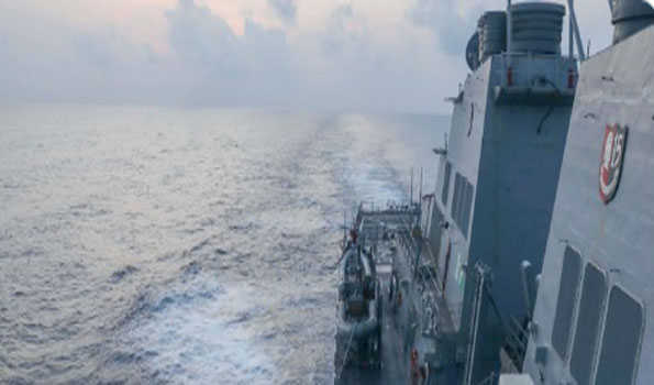 US destroyer enters waters in South China Sea near Spratly Islands: US Navy