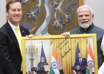 You are great: US envoy meets PM Modi, gifts him signed photo with Trump’s message