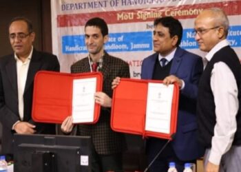 H&H Deptt Jammu signs MoU with NIFT Srinagar on designing, branding