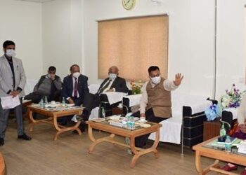 Union Health Secy visits AIIMS Vijaypur, inspects development works