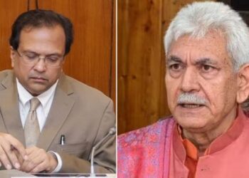 Union Home Secy Calls On LG Sinha At The Last Leg Of His 2 Day J&K Security Visit