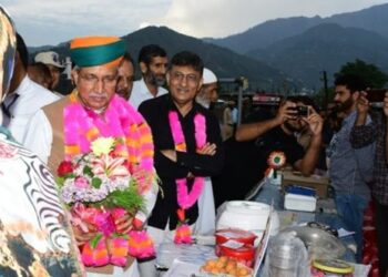 Union Law Minister visits Rajouri, Counts 9 years of Modi Govt achievements