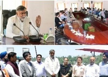 Union MOS Jal Shakti visits G’bal, Reviews implementation of JJM in distt