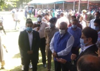 Union MOS Road Transport & Highways, Civil Aviation visits Ang