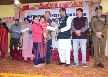 Union Minister visits Samba; Inaugurates Dev works, visits progressive walnut processing unit