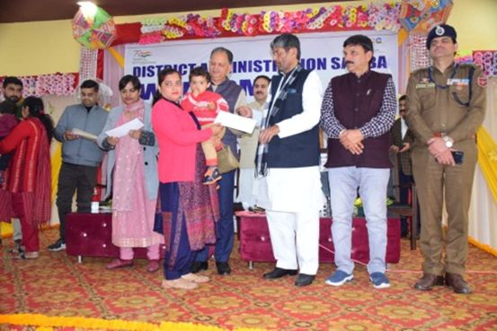 Union Minister visits Samba; Inaugurates Dev works, visits progressive walnut processing unit