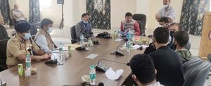 Union Minister of State for Communication visits Indian International Trade Saffron Spice Park at Pampore