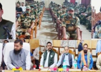 Union MoS Home visits Kupwara, meets PRIs, deputations,  Addresses troops in a Sainik Sammelan