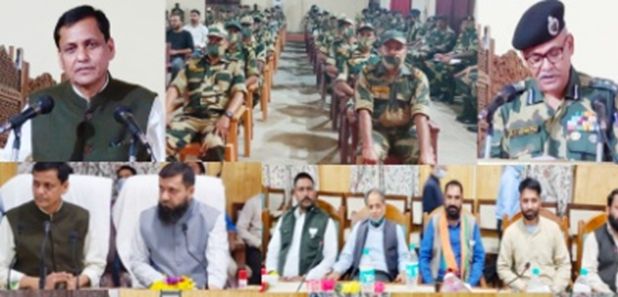 Union MoS Home visits Kupwara, meets PRIs, deputations, Addresses troops in a Sainik Sammelan