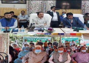Union MoS for Defence, Tourism visits Kupwara, holds interactions with orchardists, youth clubs, PRIs & Admin