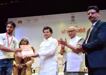 Union MoS presents appointment letters to youth during Rozgar Mela at Jammu