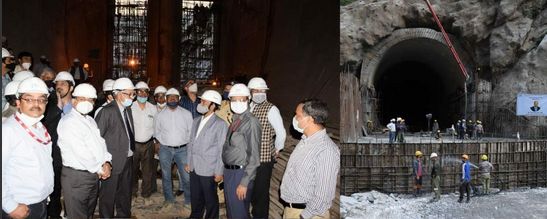 Union Power Secretary visits 1000 MW Pakal Dul HE Project at Kishtwar