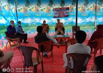 A police Community partnership  meeting (PCPG)  held at police station Bhijhama
