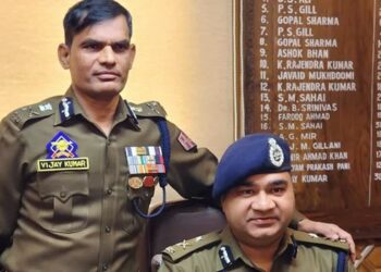 V K Birdi assumes charge as IGP Kashmir