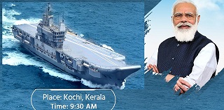 PM Modi commissions India’s first indigenous aircraft carrier INS Vikrant