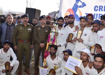 Valedictory Ceremony of Range level U-19 (T20) Cricket tournament at RPHQ Baramulla