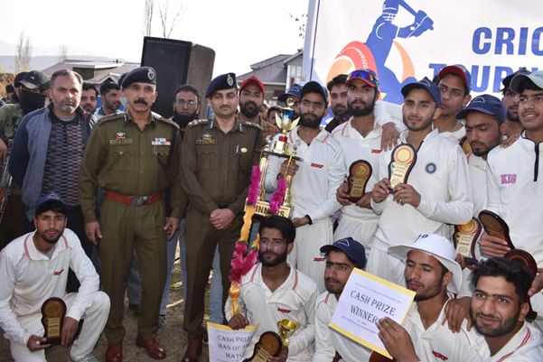 Valedictory Ceremony of Range level U-19 (T20) Cricket tournament at RPHQ Baramulla