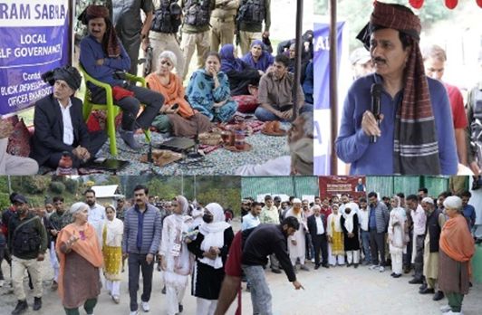 Union Secy Tribal Affairs visits Tribal village Chandaji of B’pora