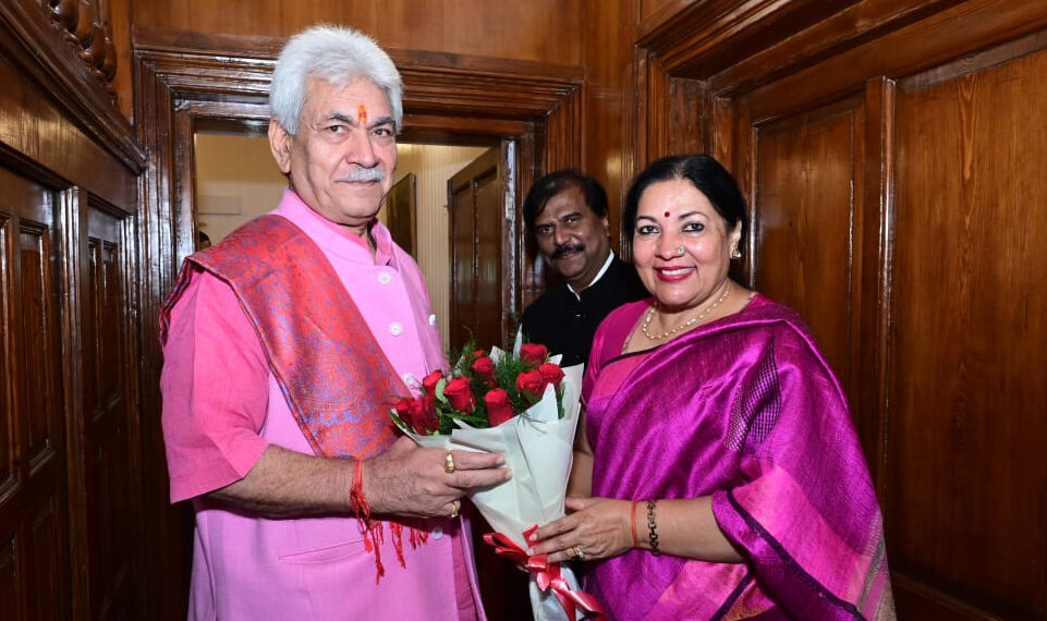 Vice Chancellor Nalanda University Calls On LG Manoj Sinha