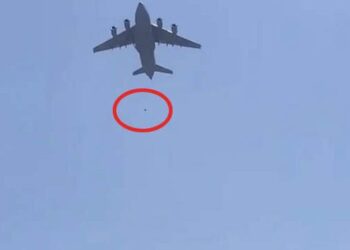Video shows Afghans who clung to plane falling off from sky as flight takes off from Kabul