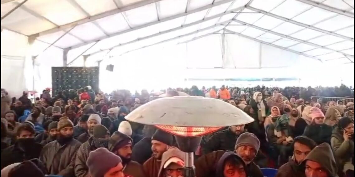 Thousands Gather in Sonamarg for PM Modi’s Visit, Inauguration of Z-Morh Tunnel