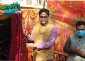 Union MoS Shipping, Ports & Waterways lays foundation of Oxygen Plant at Achabal Ang