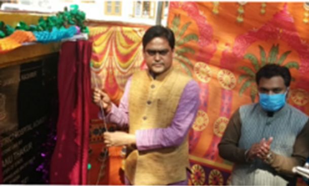 Union MoS Shipping, Ports & Waterways lays foundation of Oxygen Plant at Achabal Ang