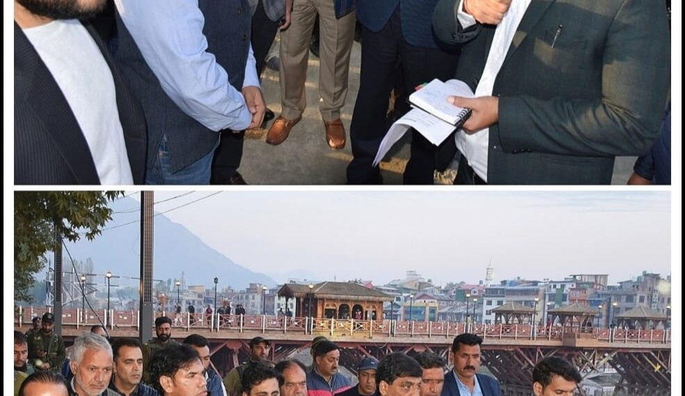 CS inspects execution of SSCL works along Dal & Jhelum