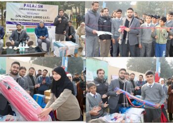 DC Srinagar Inaugurates Volleyball Court, Cricket Practice Net at Palaash, Pareesha Children Homes   