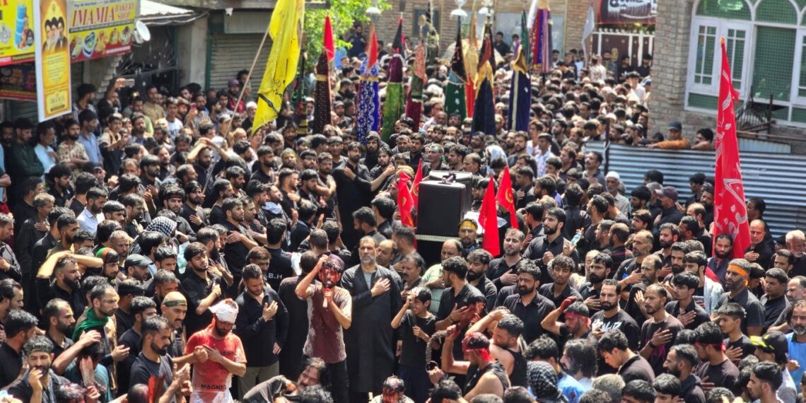 Youm-e-Ashura Observed with Religious Fervour, Solemnity in Central Kashmir’s G’bal