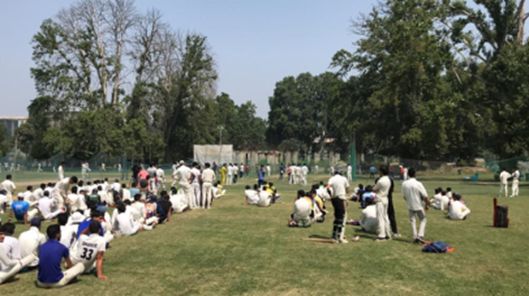 Young cricketers turn up in huge numbers for U19 trials at Jammu, Srinagar