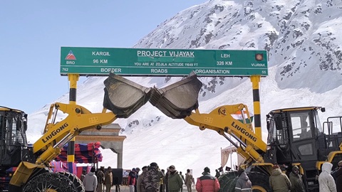Zojila Pass Reopens In Record 33 Days, Leh-Srinagar Highway Operational