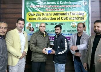 Micro ATMs, Biometric Devices provided to Krishi Udhyamis at Kishtwar