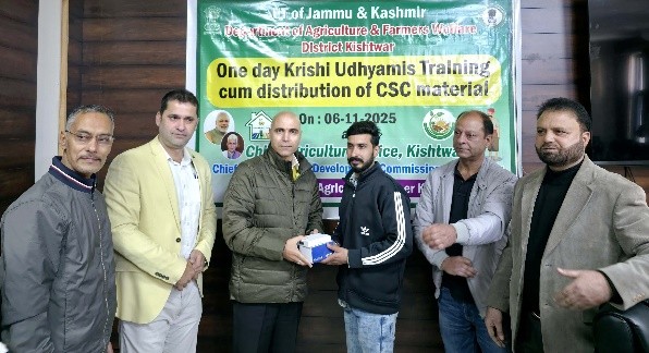 Micro ATMs, Biometric Devices provided to Krishi Udhyamis at Kishtwar