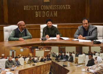 ADC Budgam holds meeting to finalize arrangements for Wildlife Guard exam by JKSSB