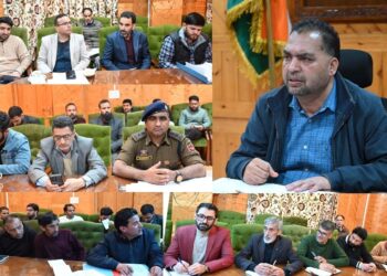 ADDC Shopian chairs monthly District NCORD meeting