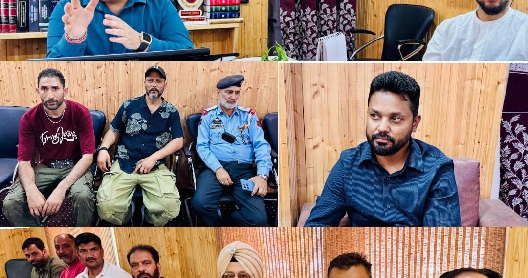 ADC chairs meeting to formulate roadmap for decongestion of Bhaderwah Town